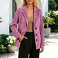 Blazer en daim pour femme
