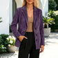 Blazer en daim pour femme