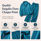 Ensemble cardigan zippé et pantalon large pour femme