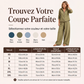 Ensemble cardigan zippé et pantalon large pour femme