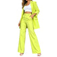 Ensemble blazer élégant et pantalon droit pour femme