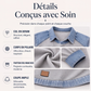 Sweat à manches longues pour femme en jean patchwork