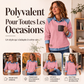 Sweat à manches longues pour femme en jean patchwork