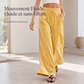 Pantalon décontracté pour femme, coupe ample avec cordon de serrage
