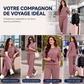 Ensemble haut et pantalon décontracté à manches courtes pour femme