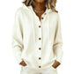 Cardigan en maille à capuche confortable pour femme