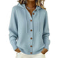 Cardigan en maille à capuche confortable pour femme