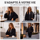 Veste sweat oversize zippée pour femme