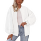 Veste sweat oversize zippée pour femme