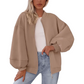 Veste sweat oversize zippée pour femme