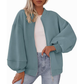 Veste sweat oversize zippée pour femme