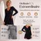 Robe trapèze en maille à manches longues pour femme