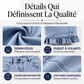 Jeans en denim à ourlet à volants pour femme