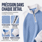 T-shirt à quart de zip en maille nid d'abeille pour hommes