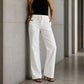 Pantalon cargo décontracté à cordon de serrage pour femme