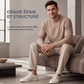 Sweat à col rond pour homme avec imprimé damier