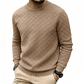 Sweat à col rond pour homme avec imprimé damier