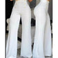 Pantalon évasé extensible et flatteur pour femme