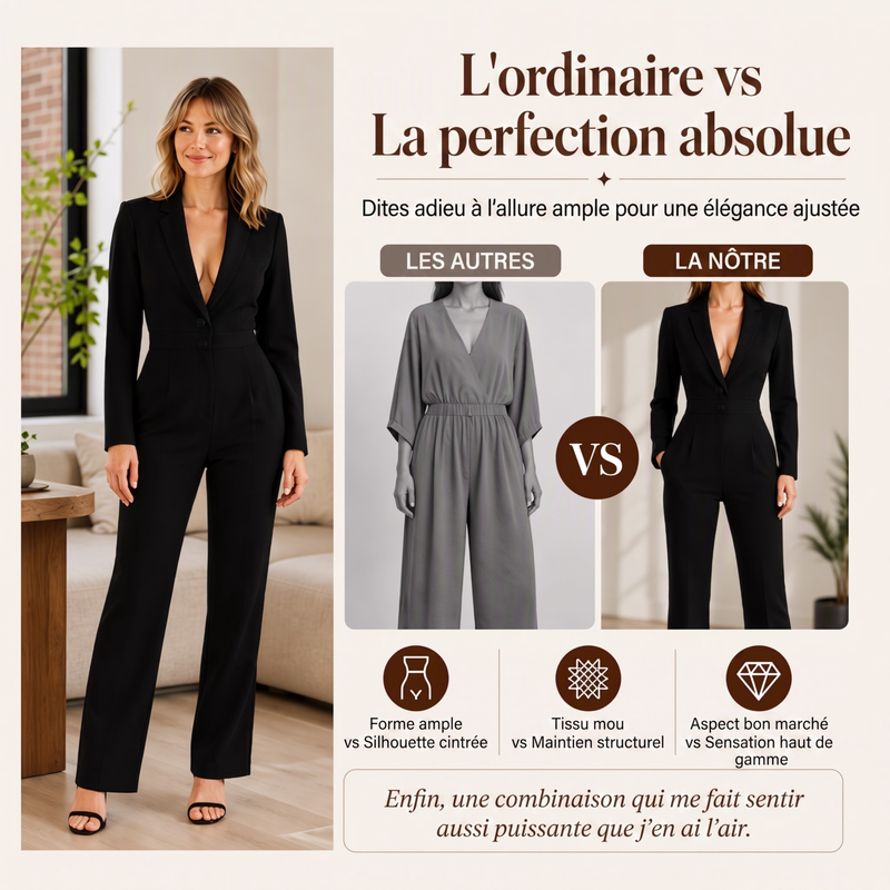 Combinaison blazer élégante pour femme