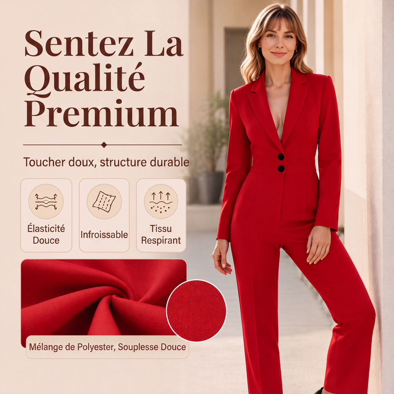 Combinaison blazer élégante pour femme