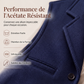 Gilet en tweed à chevrons avec col revers vintage pour homme