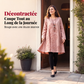 Robe décontractée pour femme à manches longues et col rond, coupe A