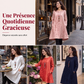 Robe décontractée pour femme à manches longues et col rond, coupe A