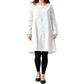 Robe décontractée pour femme à manches longues et col rond, coupe A