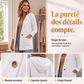 Veste décontractée pour femme à col revers et manches longues