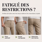 Pantalon cargo décontracté à jambes droites pour femme