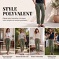 Pantalon cargo décontracté à jambes droites pour femme