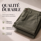Pantalon cargo décontracté à jambes droites pour femme
