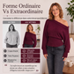 Pull en maille côtelée à épaules dénudées pour femme