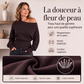 Pull en maille côtelée à épaules dénudées pour femme