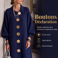 Robe en maille élégante à manches longues pour femme
