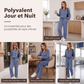 Ensemble de détente 2 pièces pour femmes : haut décontracté et pantalon