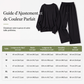 Ensemble de détente 2 pièces pour femmes : haut décontracté et pantalon