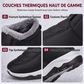 Bottes de neige chaudes à enfiler pour hommes, hiver