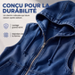 Veste sans manches à capuche en jean décontractée pour femme