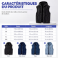 Veste sans manches à capuche en jean décontractée pour femme