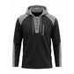 Sweat à capuche décontracté en maille color-block pour homme
