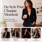 Blazer ajusté pour femme en daim