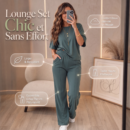 Ensemble de détente féminin au style chic décontracté