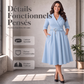 Robe blazer cintrée pour femme