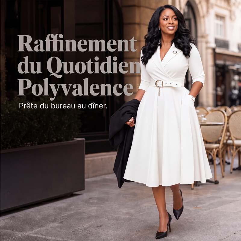 Robe blazer cintrée pour femme