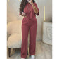 Ensemble de détente féminin au style chic décontracté