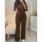 Ensemble de détente féminin au style chic décontracté