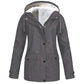 Veste à capuche femme doublée polaire et coupe-vent