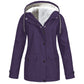 Veste à capuche femme doublée polaire et coupe-vent