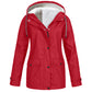 Veste à capuche femme doublée polaire et coupe-vent